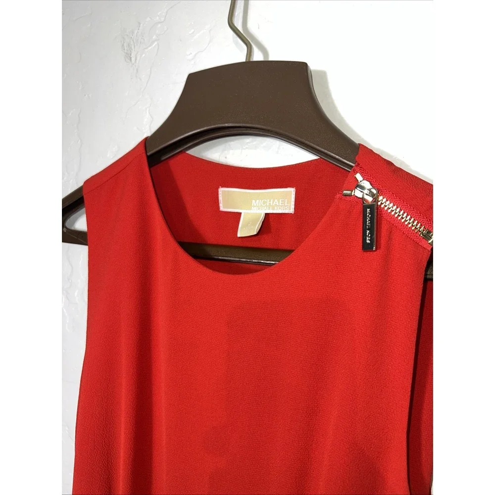 Michael‎ Kors Red Jumpsuit Size 2 ✅